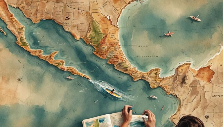 Où trouver une carte des spots de surf au Mexique ?